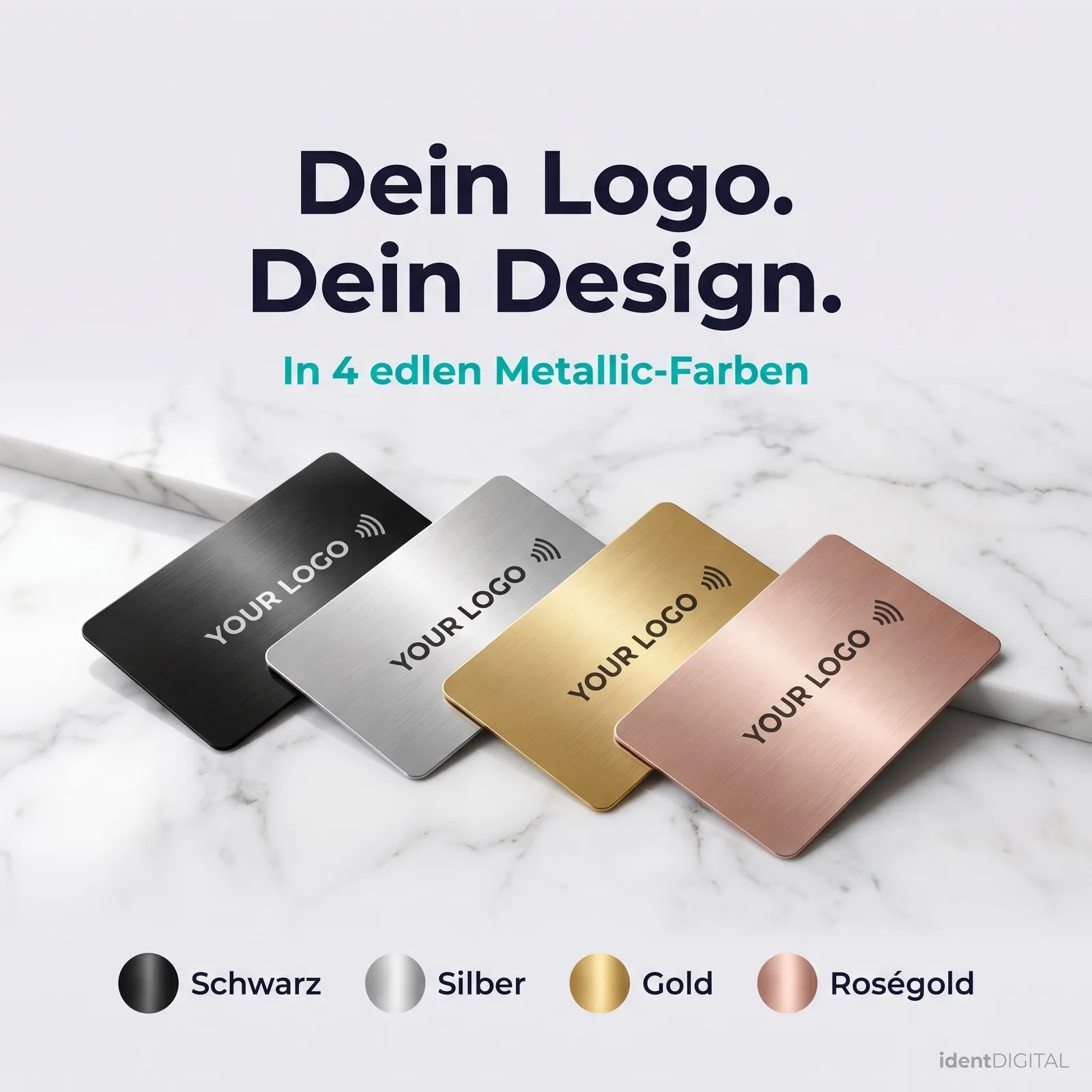 Metall NFC Visitenkarte